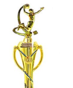 גביע כדורסל עם פסלון כדורסלן