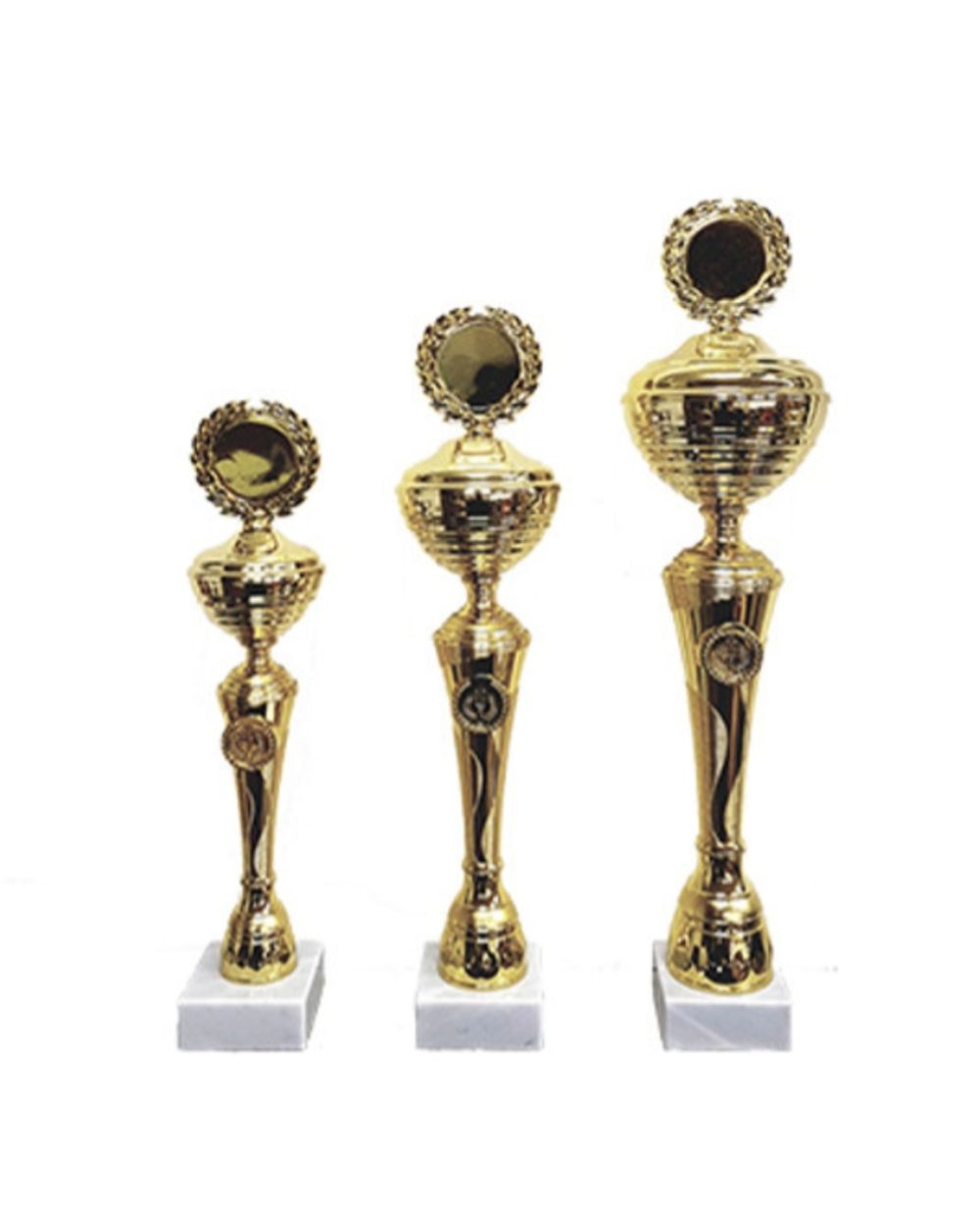 גביע מתכת סגור זהב /כסף