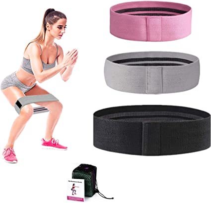 סט 3 גומיות התנגדות בד Hip Band