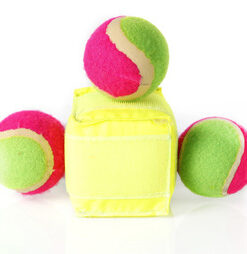 כדור סקוטש זרוק ותפוס ירוק/ורוד