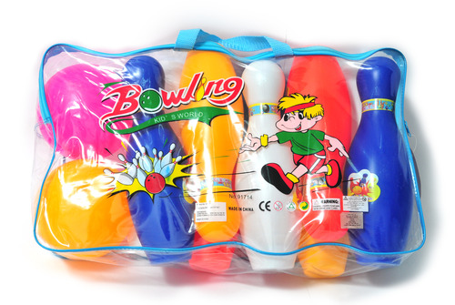 משחק באולינג פלסטיק 28 ס'מ 10+2 בנרתיק