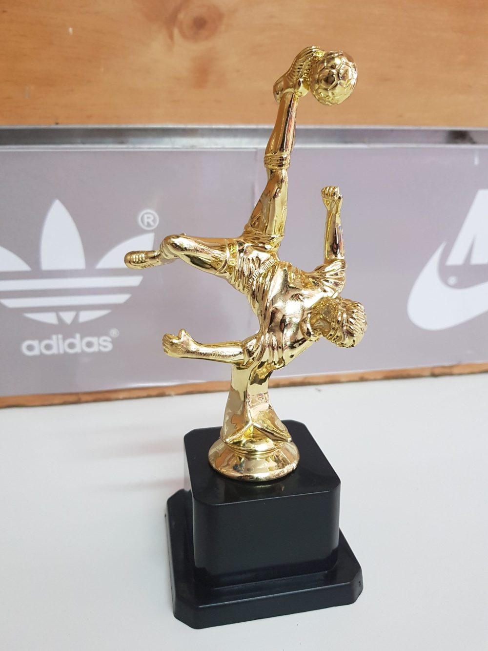 פסלון/גביע כדורגל בעיטת מספרת