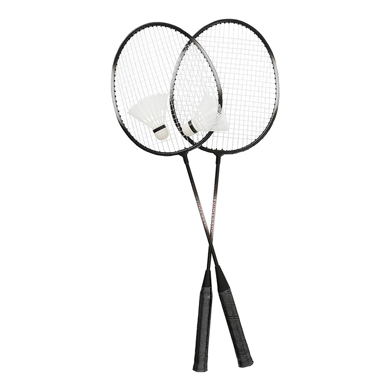 סט בדמינטון הכולל 2 מחבטים וכדור.