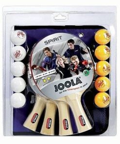 סט כדורים ומחבטים לשולחן טניס דגם JOOLA FAMILY