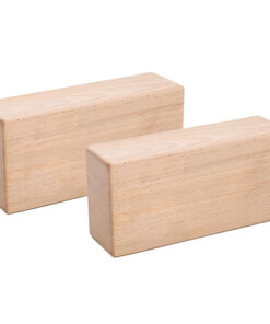 קוביית | קוביות יוגה מעץ מלא (זוג)