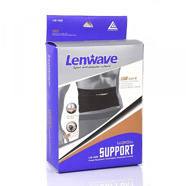 חגורת בטן - תומך בטן מרופד מקצועי LENWAVE 0977