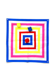 קליעה למטרה סקוטש מרובע צבעוני 100/100 +3 קוביות