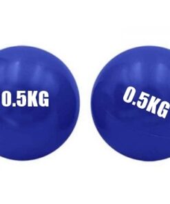 זוג כדורי פילאטיס משקל גמישים 0.5 ק'ג