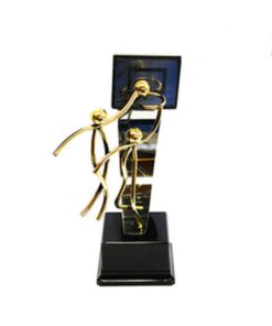 פסלון כדורסלנים יוקרתי ממתכת