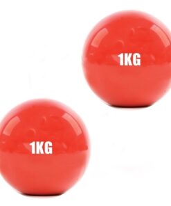 זוג כדורי פילאטיס משקל גמישים 1 ק'ג
