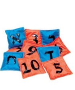 סט/ ערכת שקיות שעועית מספרים ואותיות