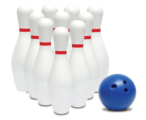 משחק באולינג איכותי פלסטיק עם משקל