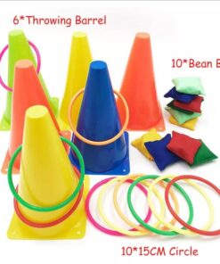 ערכת משחק קליעה -טבעת קונוס שקית פעילות