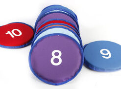 פריזבי בד איכותי סט 10 יח' + מספרים