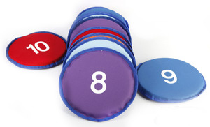 פריזבי בד איכותי סט 10 יח' + מספרים