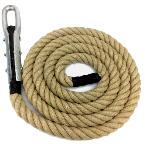 חבל טיפוס 6.50 מ' כולל תפס | 36 מ'מ