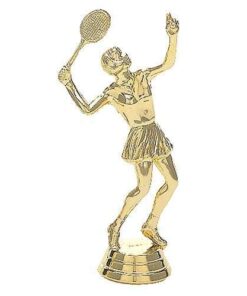 גביע פסלון טניס אישה