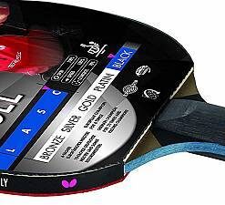 מחבט פינג פונג טניס שולחן בטרפליי BUTTERFLY Timo Boll BLACK