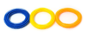 טבעת תחושה-קוצים צהוב/כתום