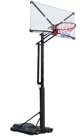 עמוד סל S025T-מתכוונן-230-305 עם ידית-לוח-120/80 Pace