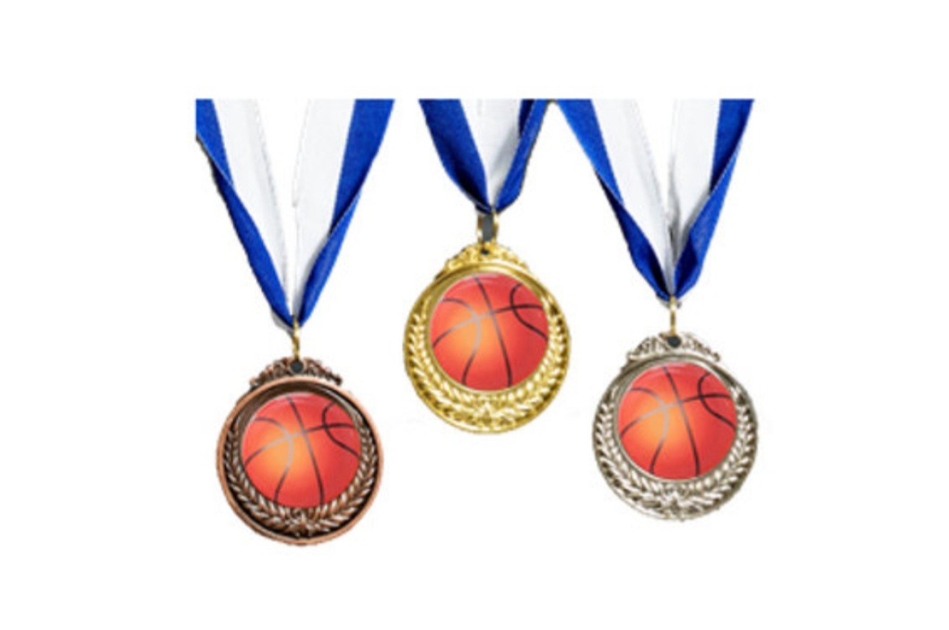 מדליה כדורסל מדליה קוטר 7 ס'מ 3 צבעים מדליה כדורסל מדליה קוטר 7 ס'מ 3 צבעים