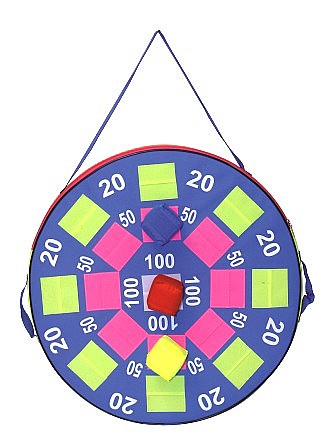 לוח קליעה למטרה ספרות + 3 כדורים