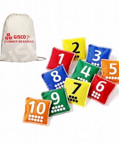 סט כריות תחושה מספרים עם תיק (10 יח)