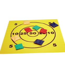 שטיח קליעה למטרה מרובע + כריות זריקה