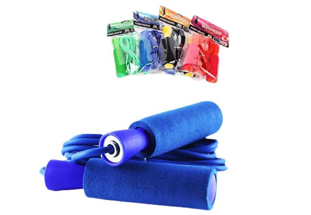 חבל קפיצה גומי מיסבים ידית ספוג