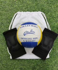 ערכת כדורעף בסיסית – כדור + זוג בירכיות ותיק