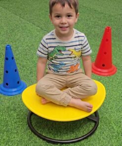 צלחת/כיסא מסתובב לילדים צעצוע איזון נגד החלקה חינוכי נושא עומס יציב